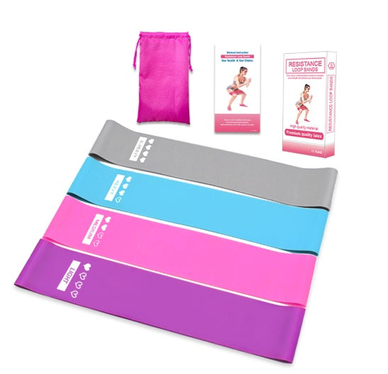 Resistance Bands Set for Fitness, Yoga, and Bodybuilding Workouts