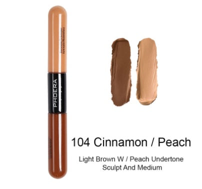 Double-Ended Brightening Liquid Concealer for All Skin Types – Natural Cinnamon/Peach