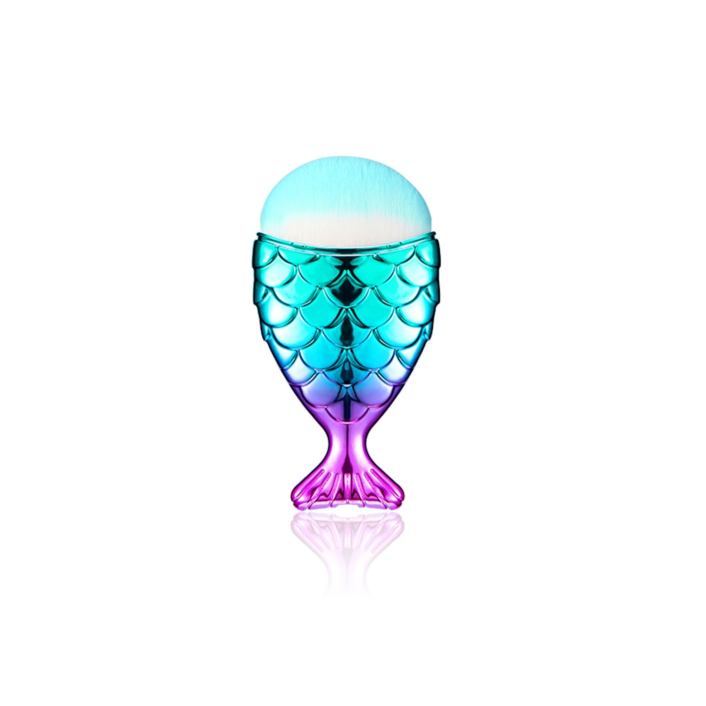 Mermaid Shaped Makeup Brushes Set for Flawless, Magical Application